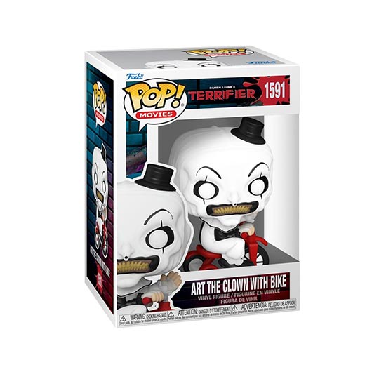 Funko Pop! Movies: Terrifier - Art the Clown with Bike - Figure