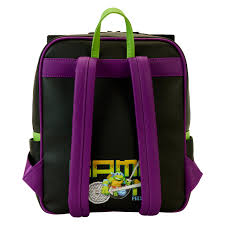 Funko Loungefly! Leather: Teenage Mutant Ninja Turtle 40th Anniversary Vintage Arcade Mini Backpack - Figure