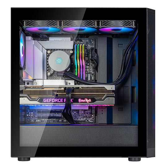 Experience High Airflow  ATX Mid-Tower Chassis with Dual Radiator Sup
