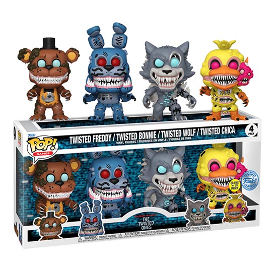 Funko Pop! Games: Five Nights at Freddys - Twisted Ones 4pk (EMEA)(GW)(Exc) - Figure