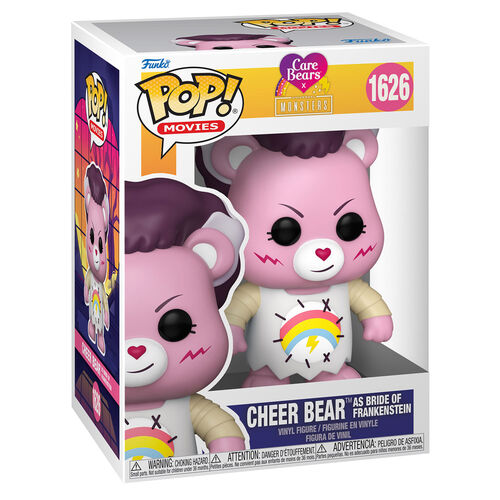 Funko Pop! Movies: Universal Monster X Care Bears - Cheer Bear Bride of Frankenstein - Figure