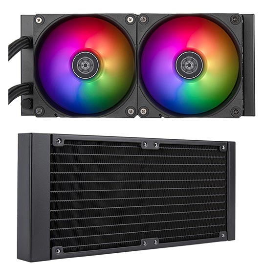 Premium All-In-One liqu d cooler with ARG8 lighting