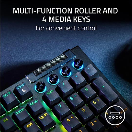 Razer Blackwidow V4 Mechanical Gaming Keyboard (Green Switch)