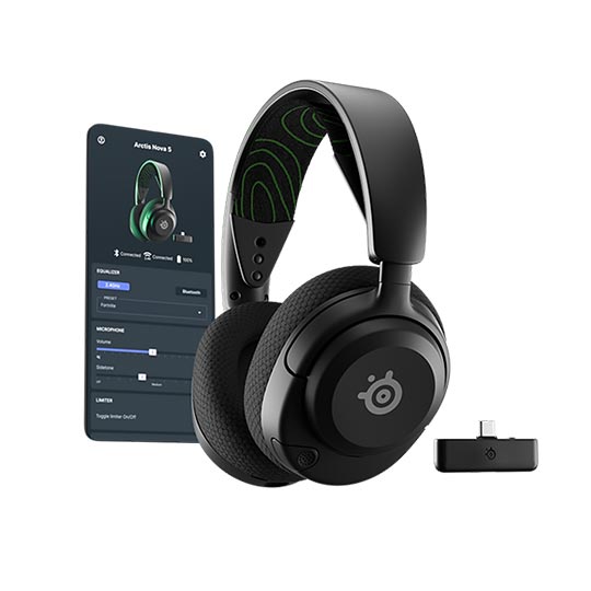 SteelSeries Arctis Nova 5X Wireless Gaming Headset - Black