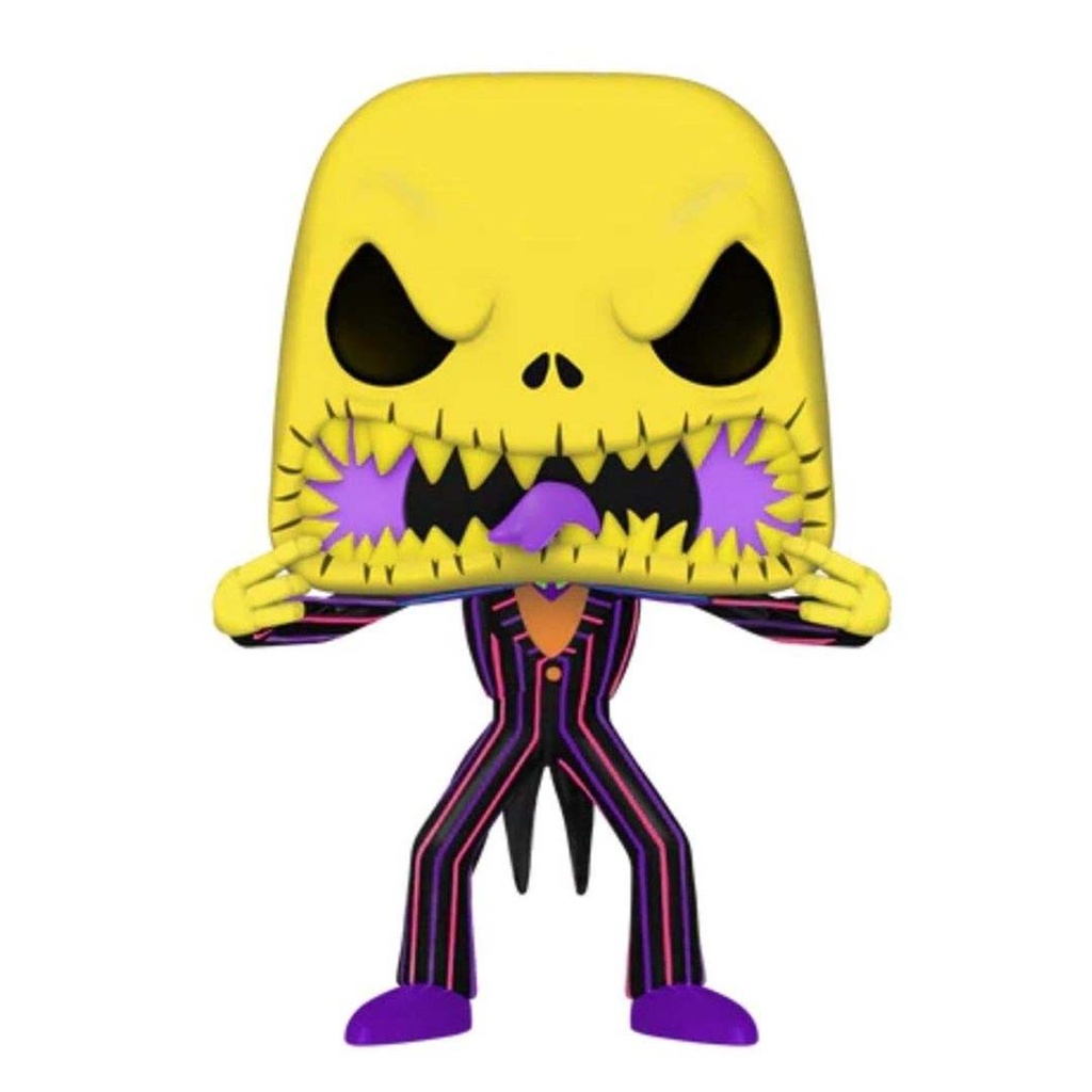 Funko Pop! Disney: The Nightmare Before Christmas - Scary Face Jack (BLKLT)(Exc)