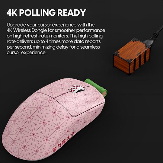 PULSAR X2 V2 Wireless Gaming Mouse Size 1 Nezuko 4K Special Pack : 695561_2