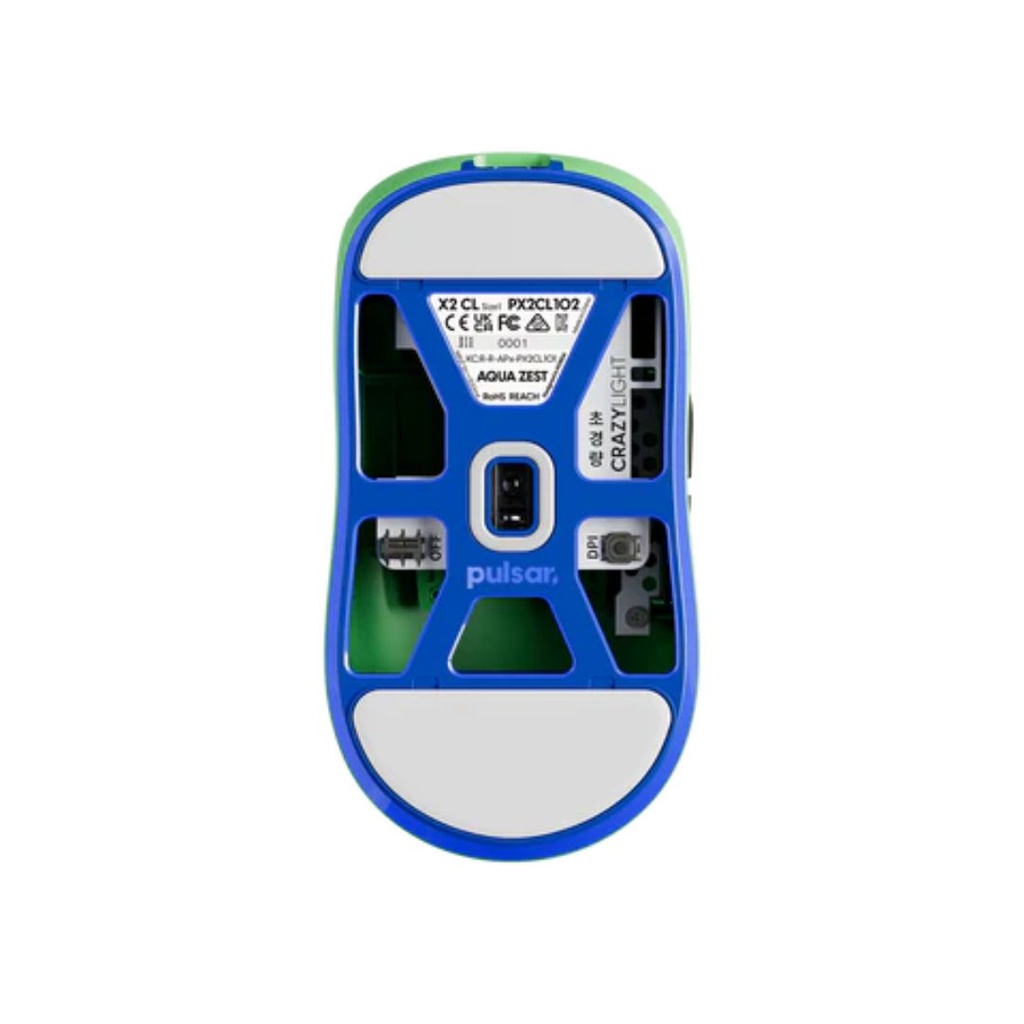 Pulsar X2 Wireless Gaming Mouse CrazyLight Aqua Zest : 696718_1