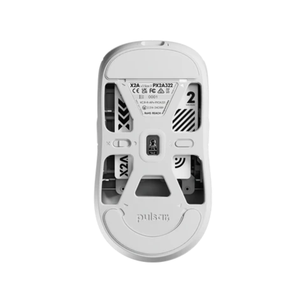 Pulsar X2A Wireless Gaming Mouse v3 Size2 White : 696714_2