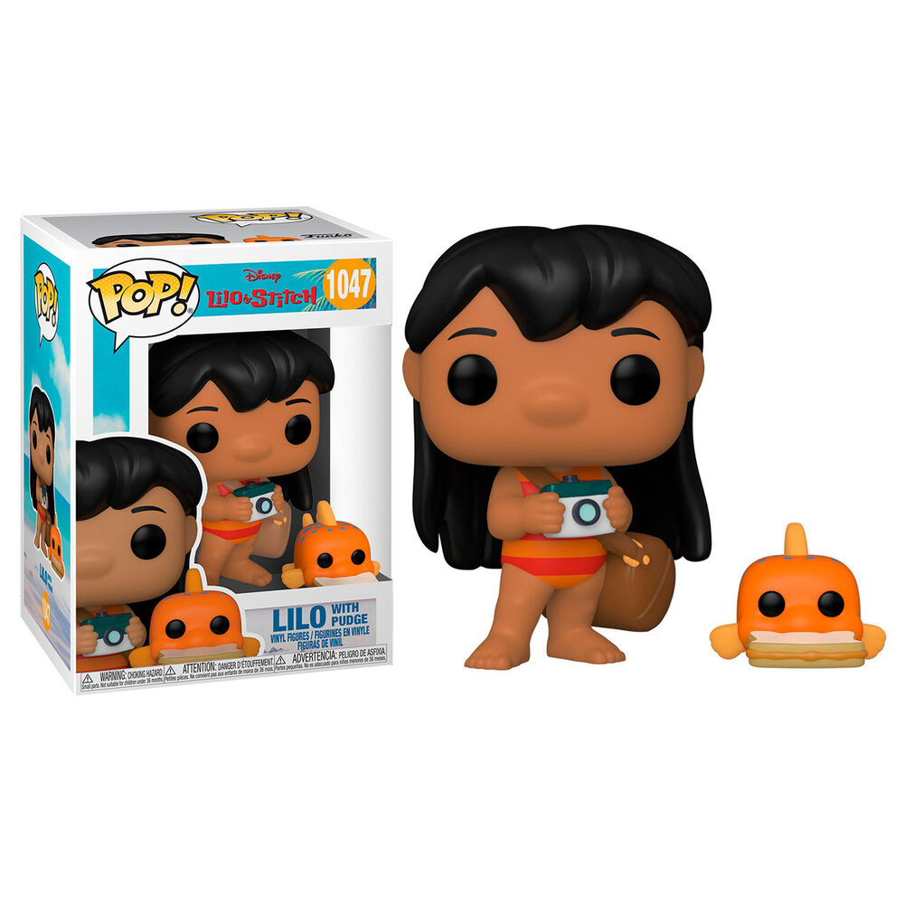 Funko Pop! Disney: Lilo & Stitch - Lilo w/ Pudge_1