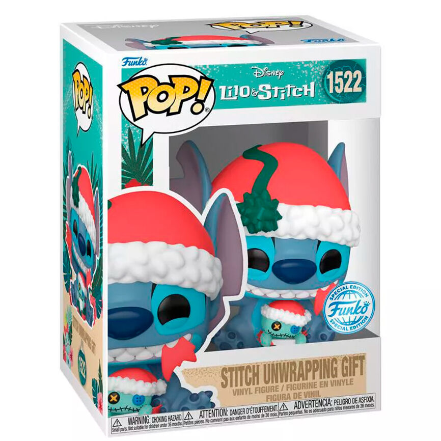 Funko Pop! Disney: Lilo & Stitch - Stitch unwrapping gift (Exc)