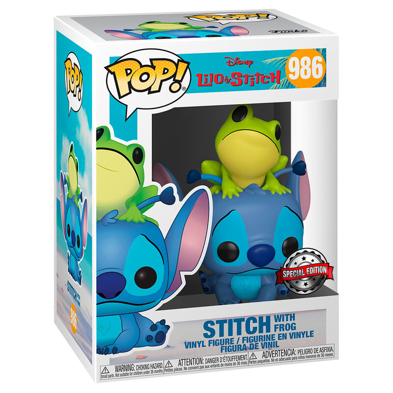 Funko Pop! Disney: Lilo & Stitch - Stitch w/ Frog (Exc)