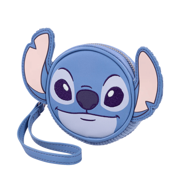 Loungefly! Leather: Disney Stitch Minimal Corduroy Coin Bank_1