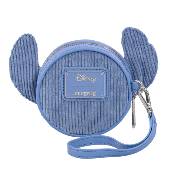 Loungefly! Leather: Disney Stitch Minimal Corduroy Coin Bank_2