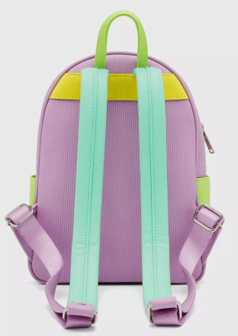 Loungefly! Leather: Stitch Angel Color Block Mini Backpack_1
