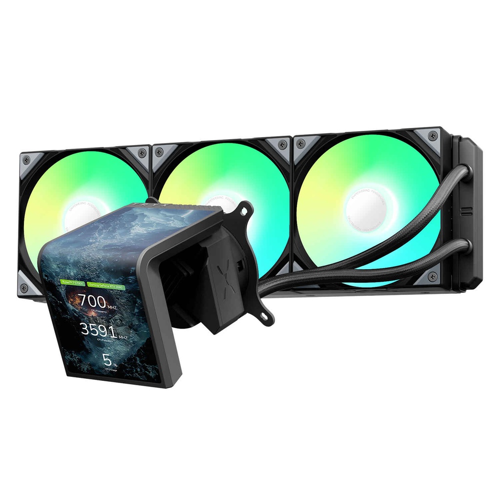 TRYX Panorama SE ARGB 360 AIO Liquid Cooler - Black