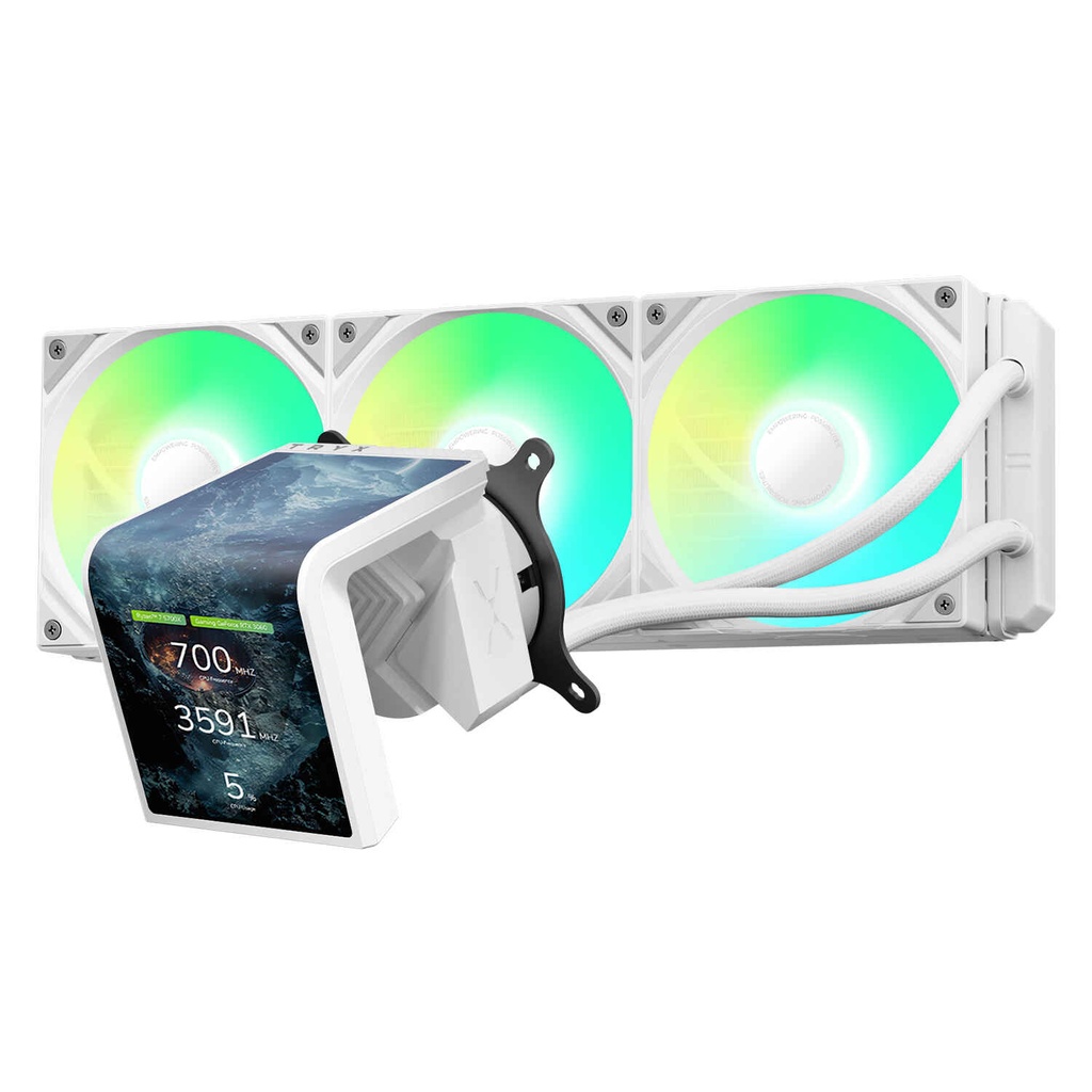 TRYX Panorama SE ARGB 360 AIO Liquid Cooler - White