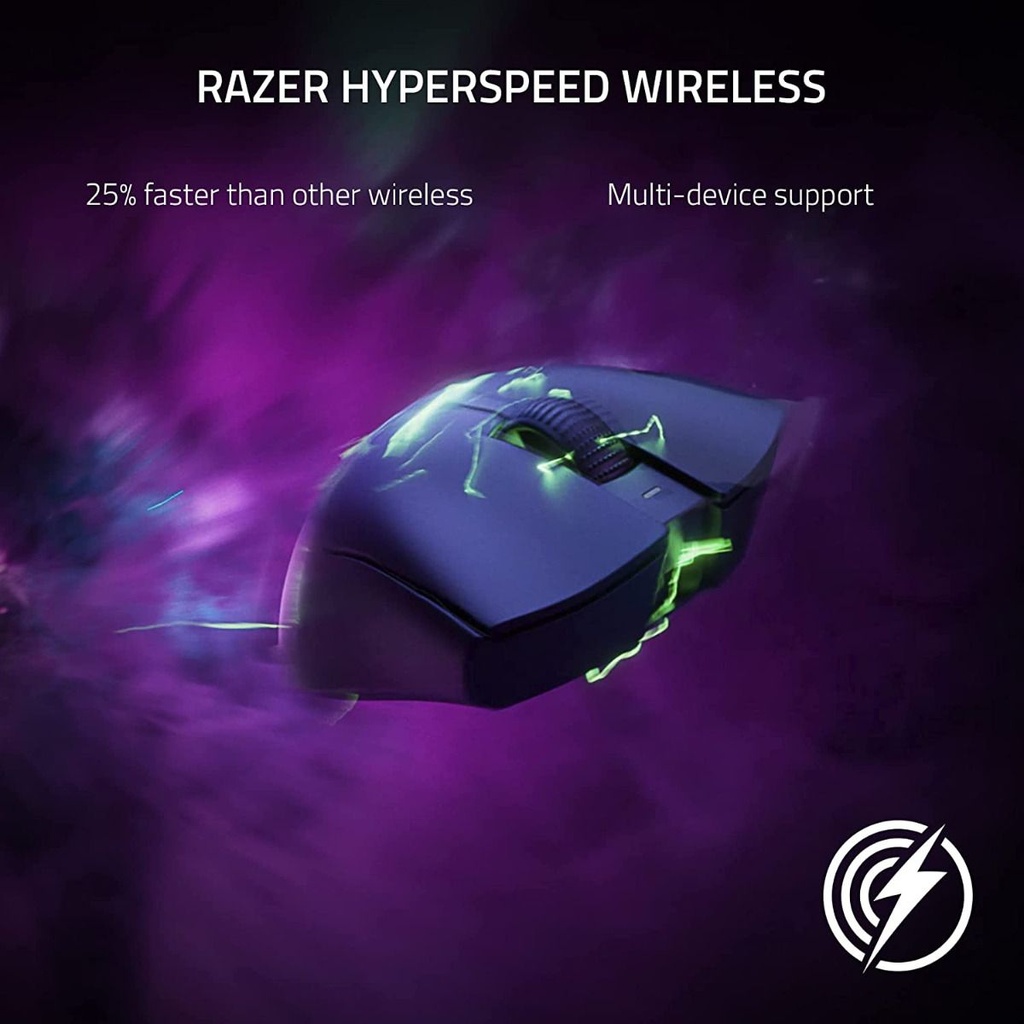Razer DeathAdder V3 Pro Ultra-lightweight Wireless Ergonomic Esports Gaming Mouse - White