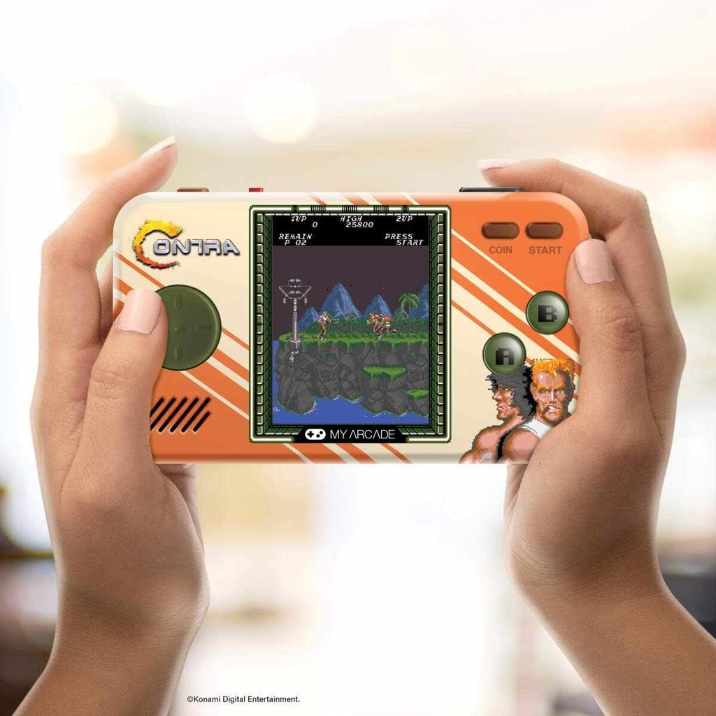 My Arcade Contra Pocket Player-2-In1 Retro Handheld