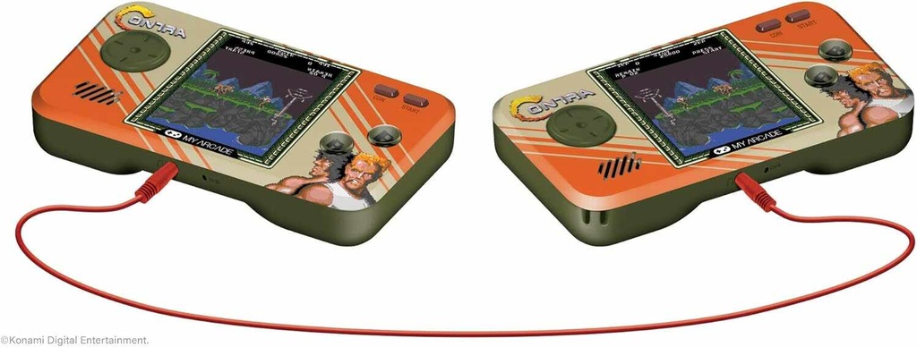 My Arcade Contra Pocket Player-2-In1 Retro Handheld