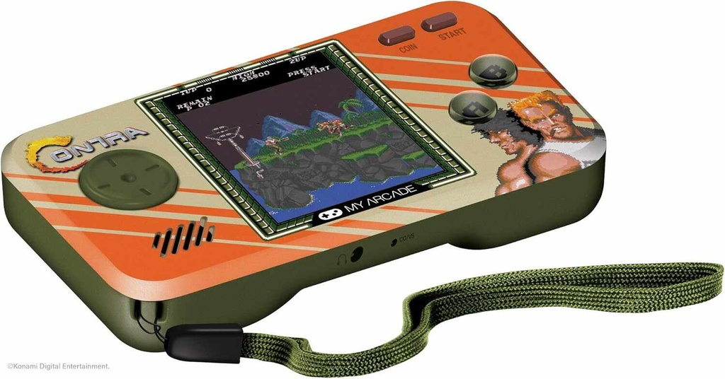 My Arcade Contra Pocket Player-2-In1 Retro Handheld