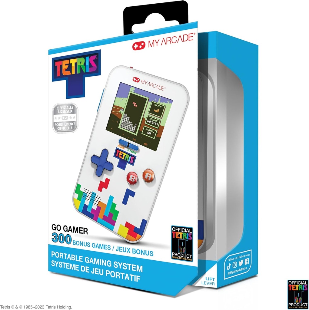 My Arcade Tetris Go Gamer Retro Handheld