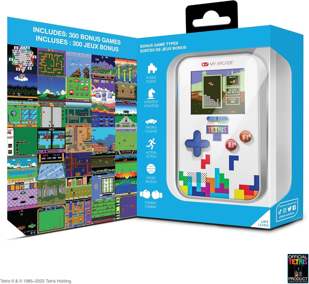 My Arcade Tetris Go Gamer Retro Handheld