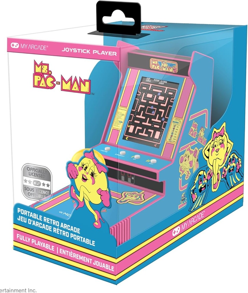 My Arcade MS.Pac-Man Joystick Portable Retro Arcade