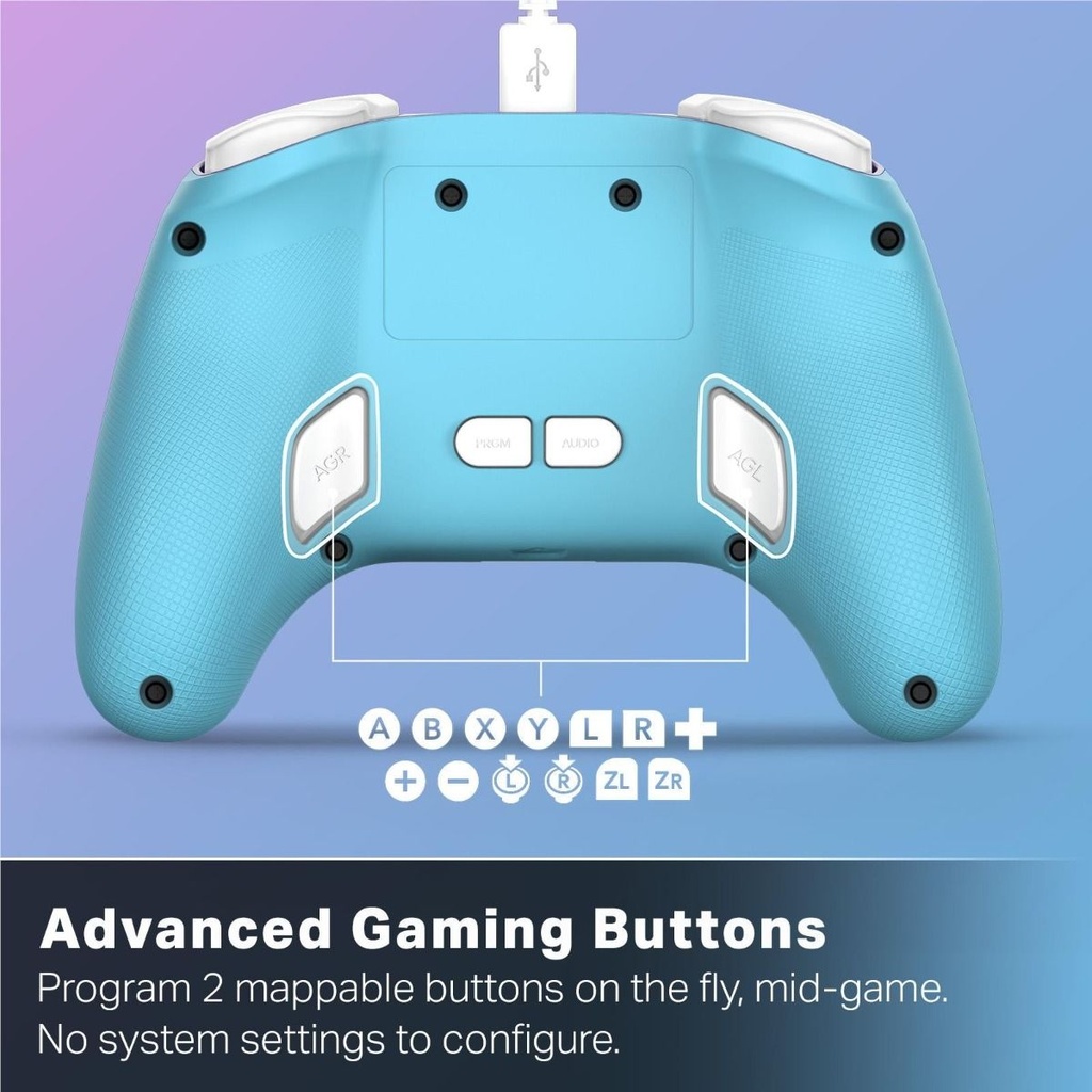 PowerA NS2 Advantage Wired Controller - Mushroom Kingdom
