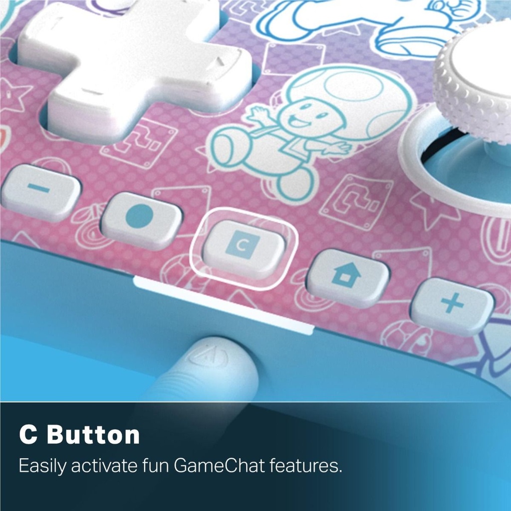 PowerA NS2 Advantage Wired Controller - Mushroom Kingdom