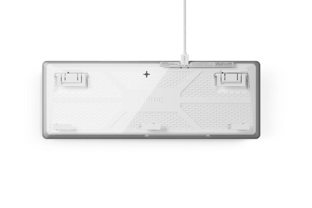 PULSAR - PCMK 2 TKL Ultrafast Magnetic Hall Effect Gaming Keyboard - White 