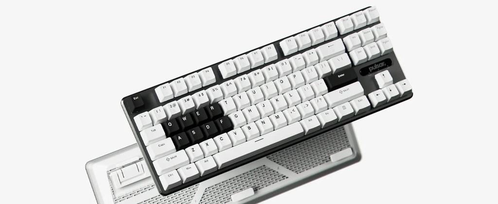 PULSAR - PCMK 2 TKL Ultrafast Magnetic Hall Effect Gaming Keyboard - White 