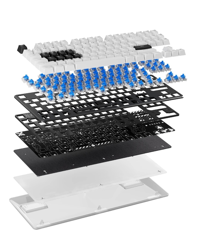 PULSAR - PCMK 2 TKL Ultrafast Magnetic Hall Effect Gaming Keyboard - White 