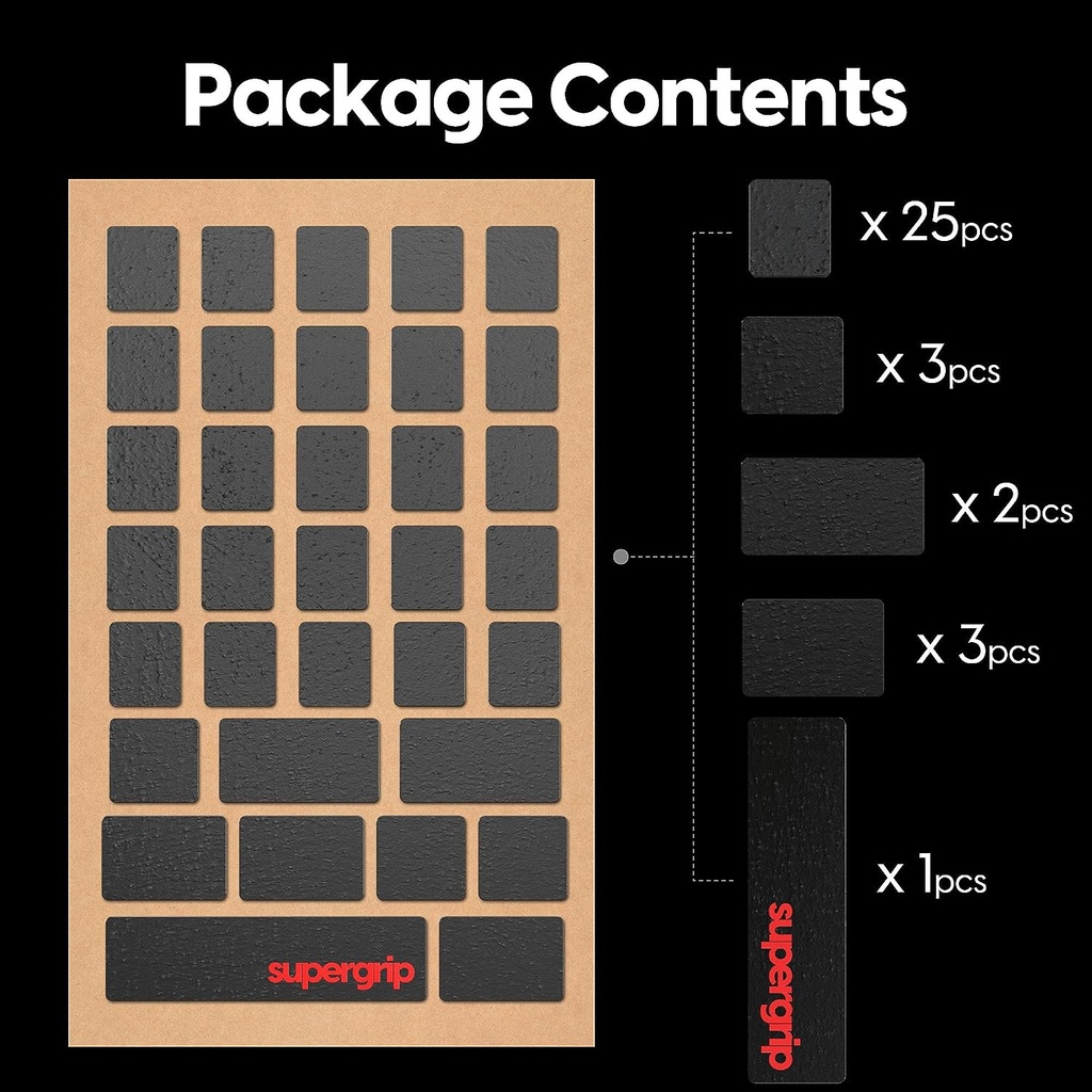 PULSAR - Superglide Universal Grip Tape PRE-CUT for Keyboard