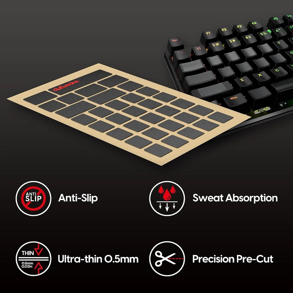 PULSAR - Superglide Universal Grip Tape PRE-CUT for Keyboard
