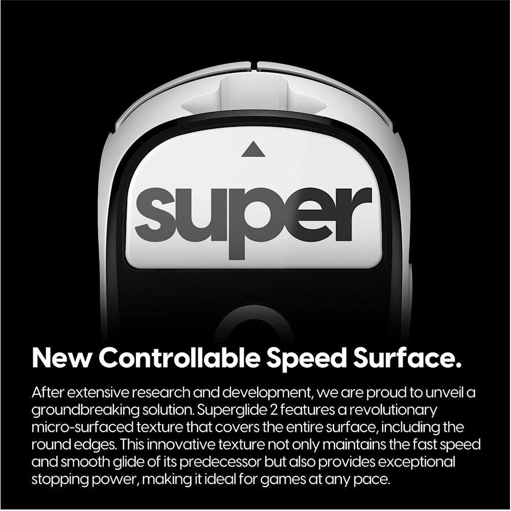 PULSAR - Superglide Glass Skates Type-C for Logitech G Pro Superlight