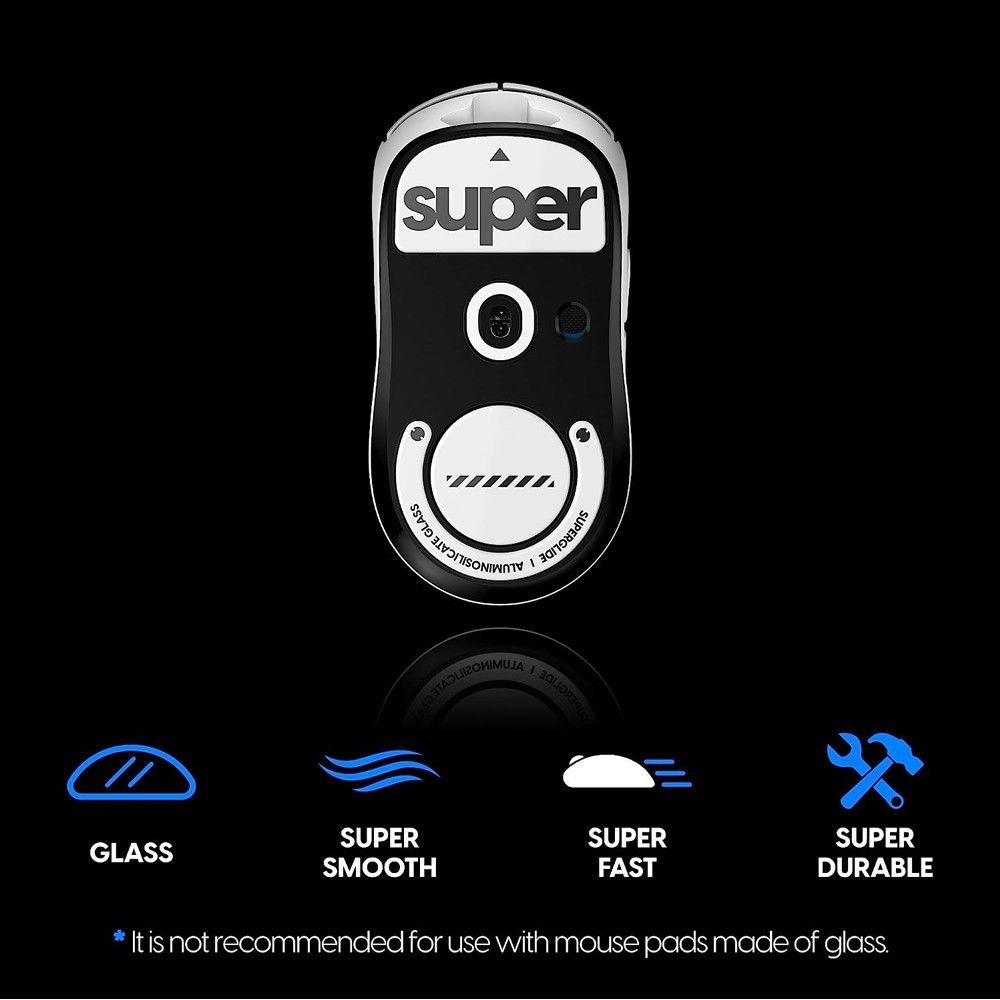 PULSAR - Superglide Glass Skates Type-C for Logitech G Pro Superlight