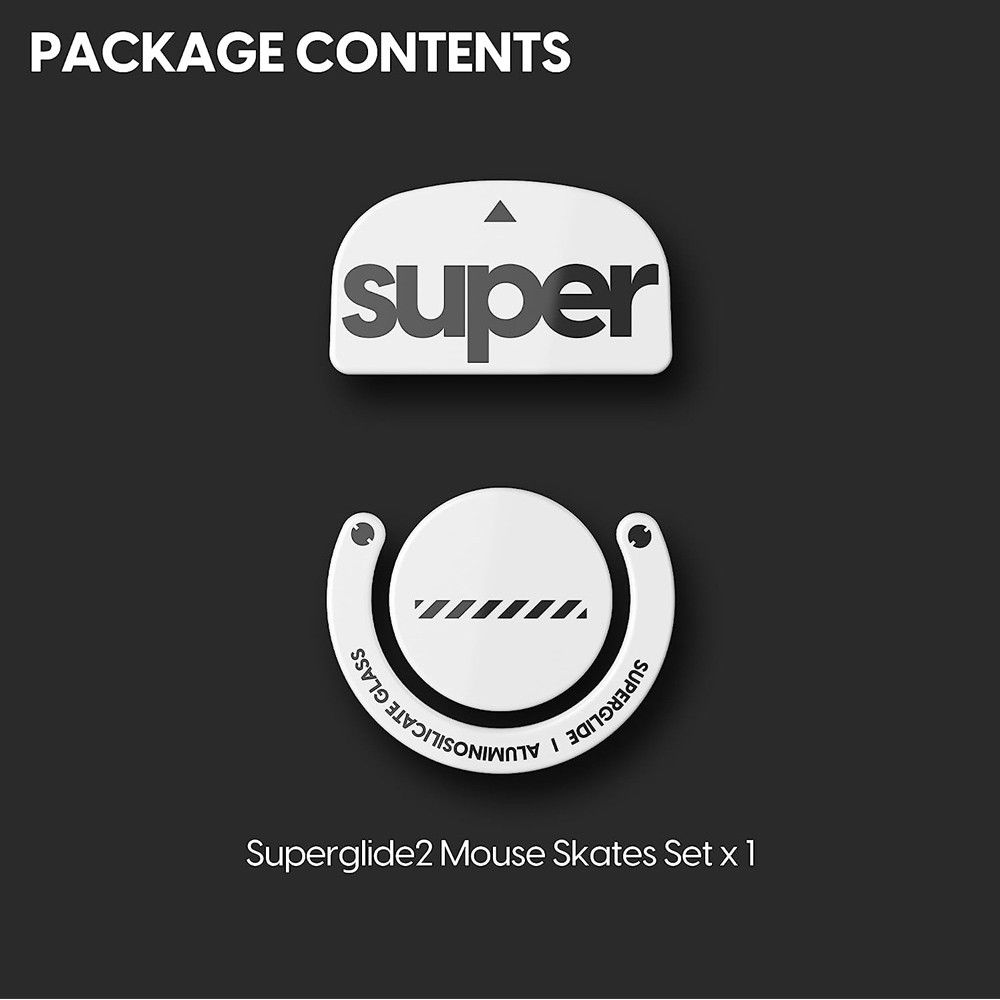 PULSAR - Superglide Glass Skates Type-C for Logitech G Pro Superlight