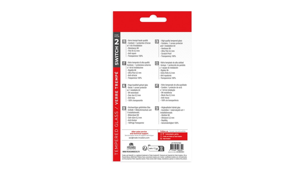 Freaks & Geeks NS2 Temperred Glass Protector