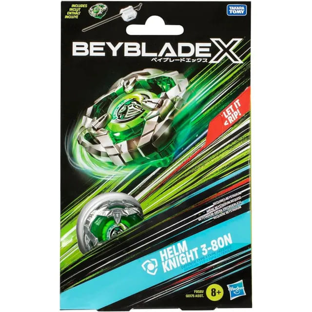 Beyblade X Launcher Helm Knight 3-80N
