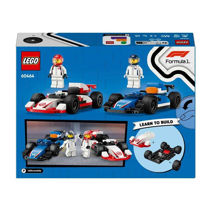 LEGO F1 Williams & Haas Racing Cars