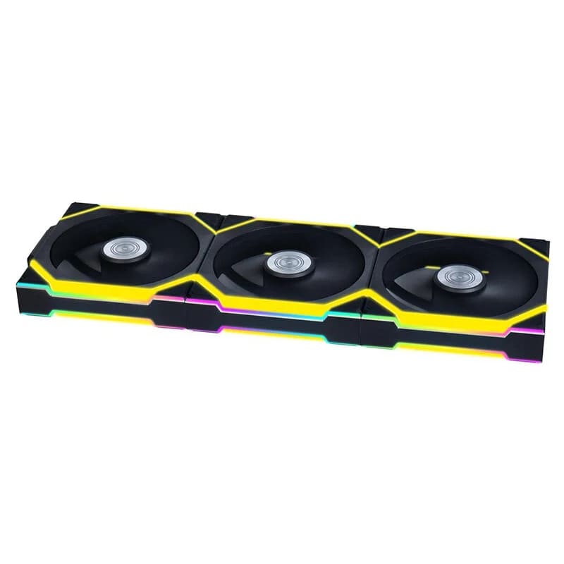 Lian Li UNI FAN SL Wireless ARGB PWM Fan, Triple-Pack including Controller - 120 mm, black