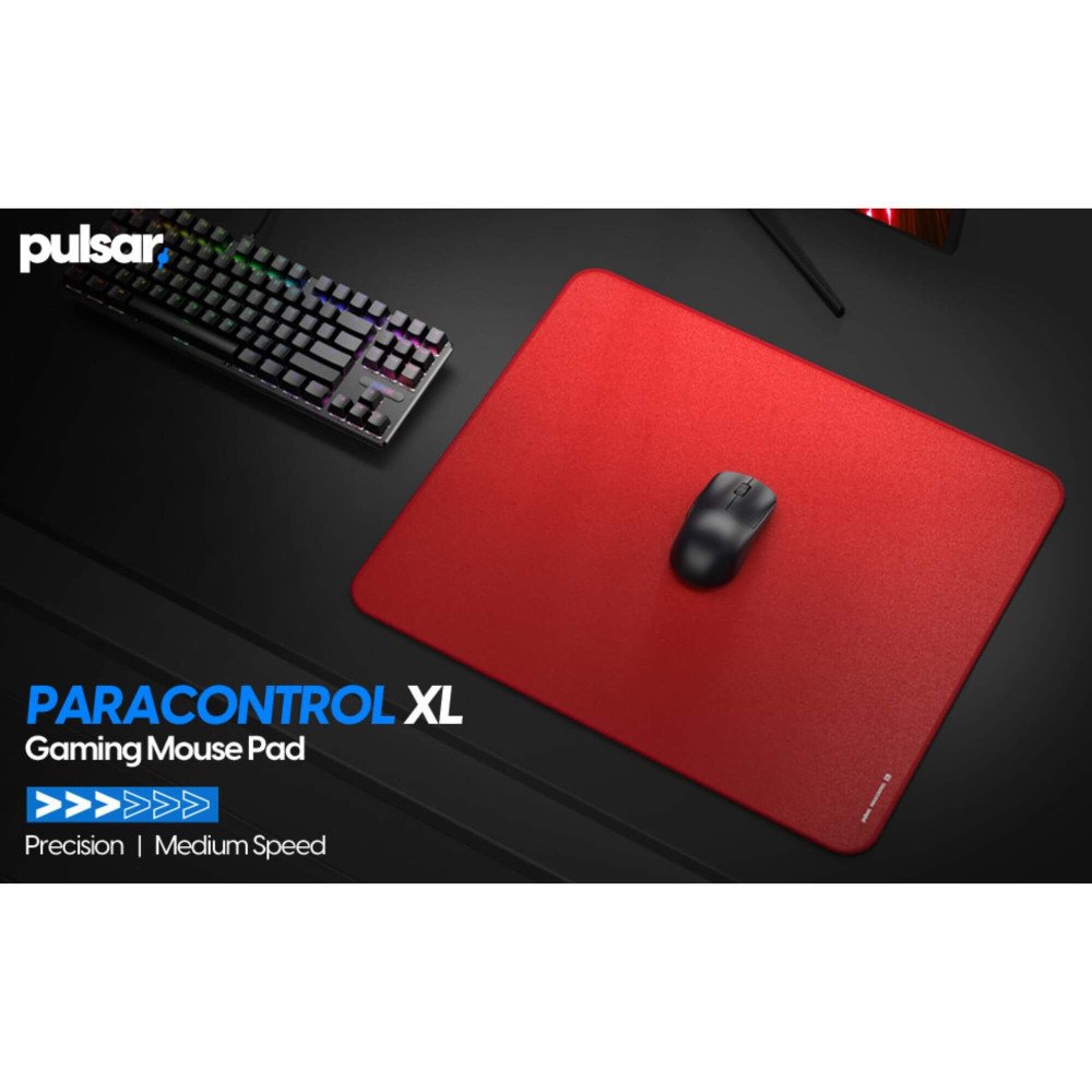 PULSAR Paracontrol V2 Xlarge Red Mouse Pad (490x420mm) : 695571