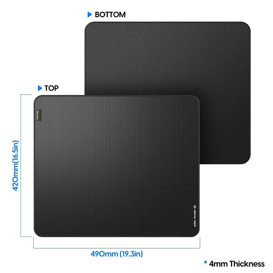 Pulsar ParaSpeed v2 Mouse Pad XL Black (490x420) : 696724