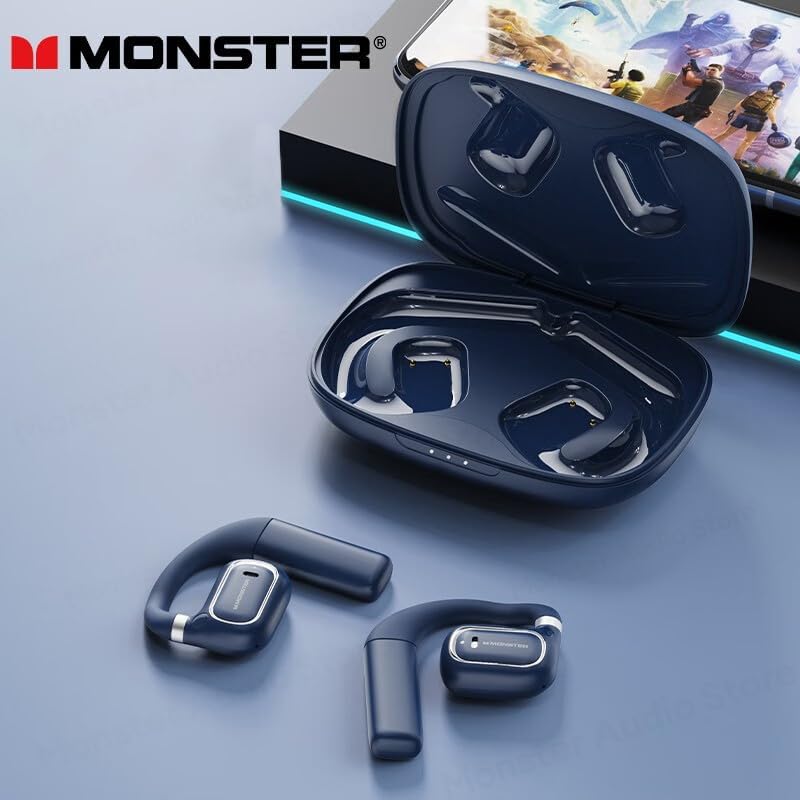 Monster AIRMARS XKO01 Wireless Gaming Headphones Blue