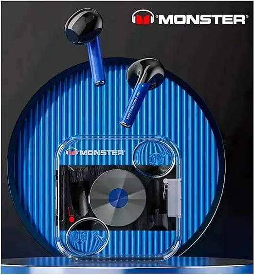 Monster AIRMARS XKT01 Wireless Gaming Headphones Blue