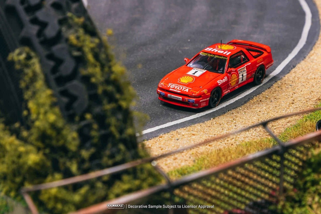 Tarmac 1/64 Toyota Supra Turbo MA70 BTCC 1988 Chris Hodgetts Diecast Car