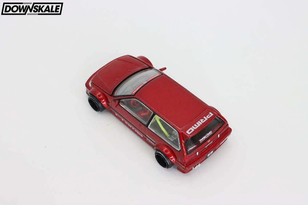Kaido House x Mini GT 1/64 Honda Civic EF Kaido Works V2 No.155 Diecast Car