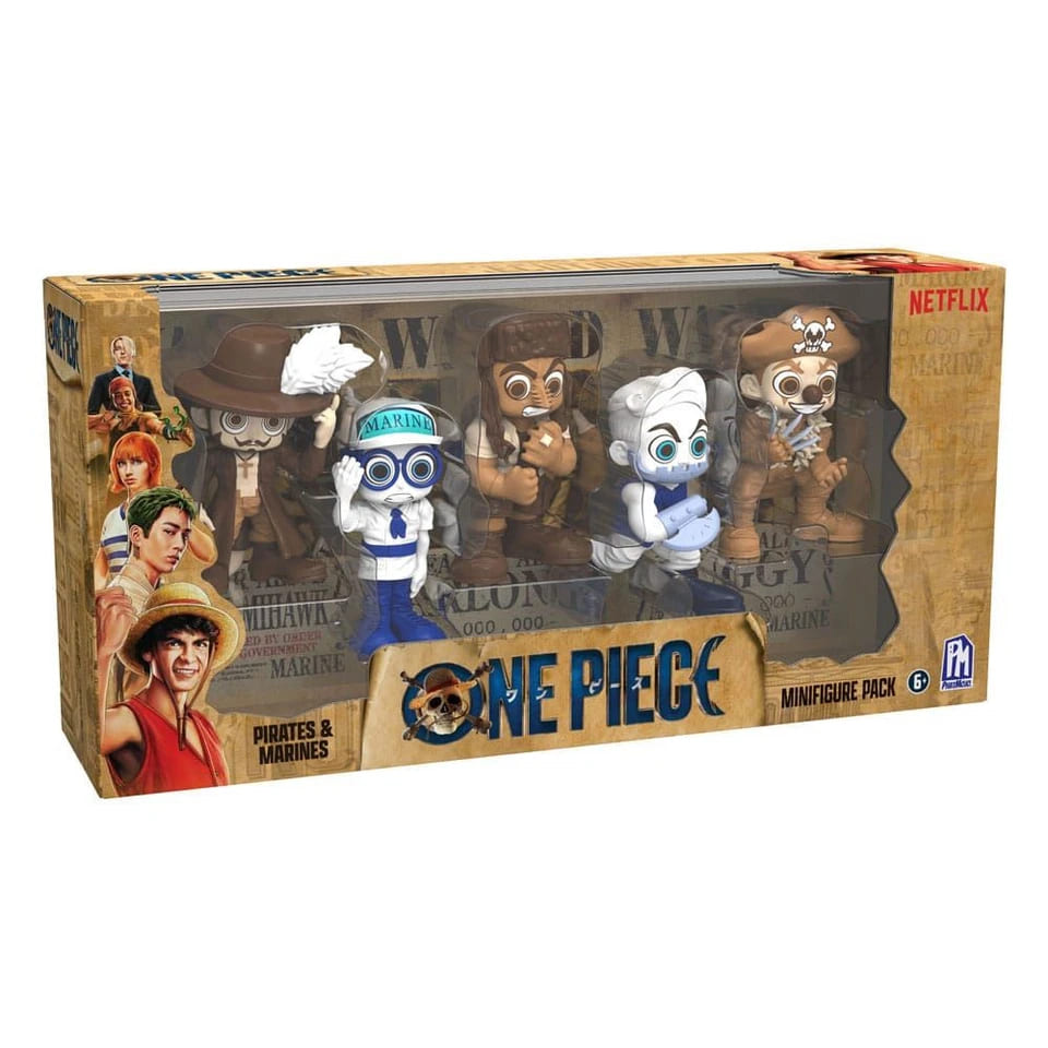 Phatmo One Piece 5pack Mini Figure Set - Pirates & Marines