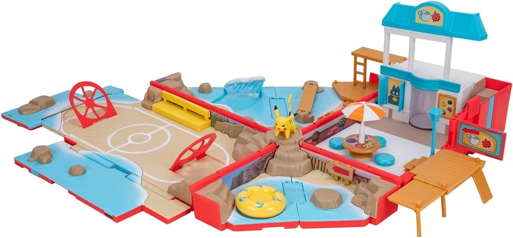 Jaswar Pokemon Carry Case - Beach Battle Playset