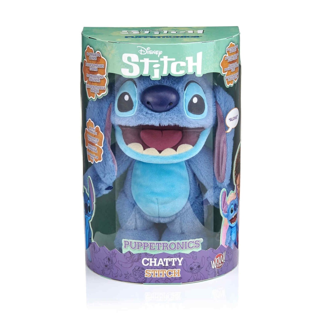 Jaswar Disney Stitch 12" Realfc Chatty Puppet 